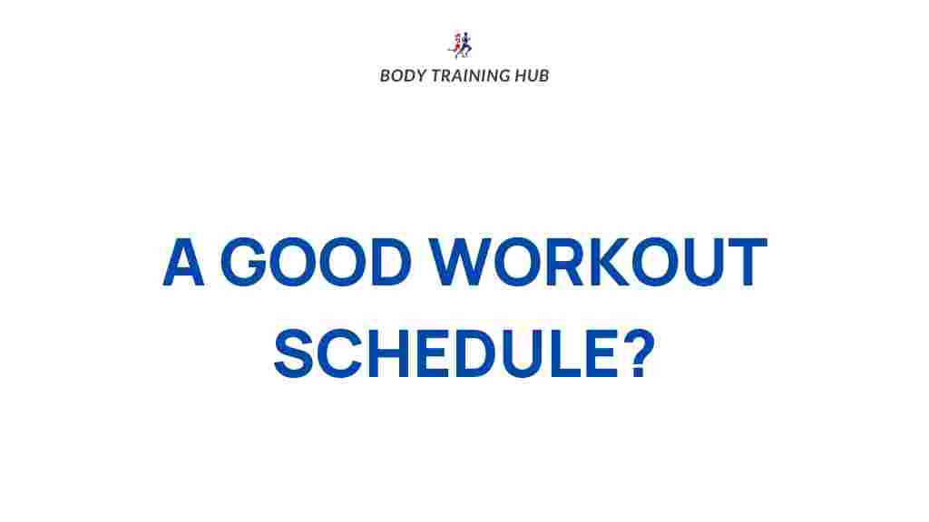 effective-workout-schedule
