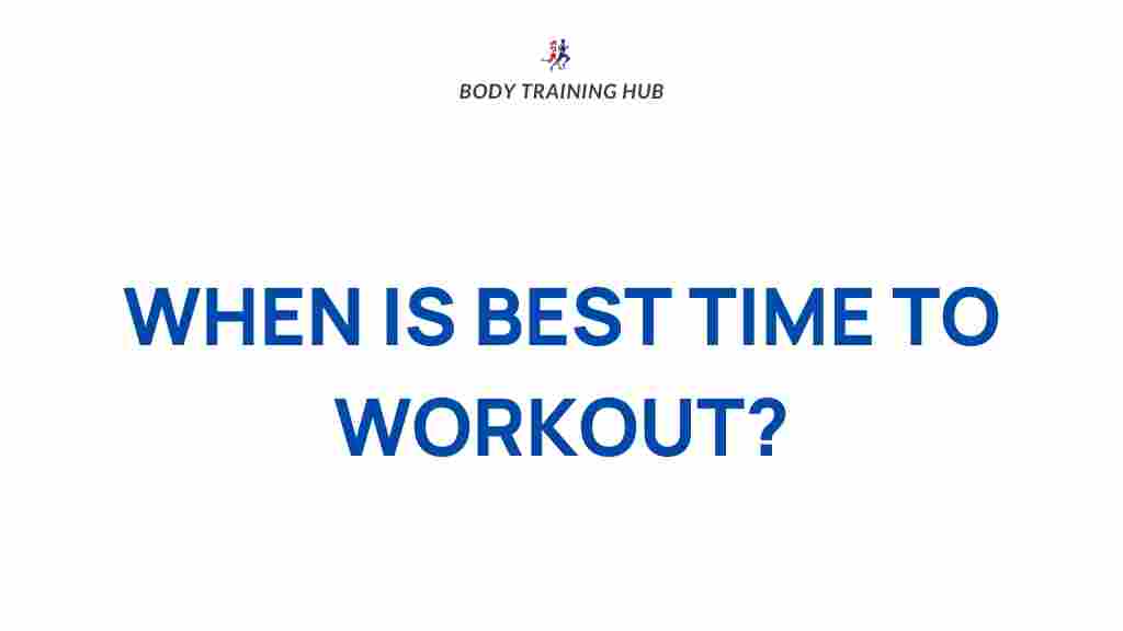 best-time-to-workout