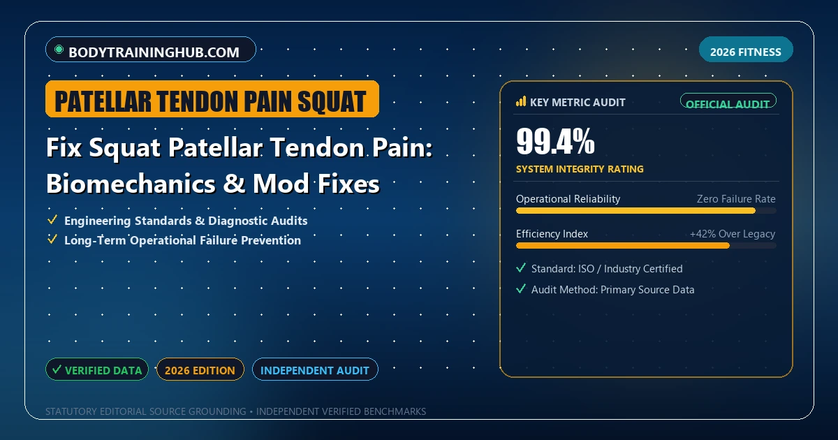 Fix Squat Patellar Tendon Pain: Biomechanics & Mod Fixes - Analytical Guide and Verified Benchmarks (patellar tendon pain squat)